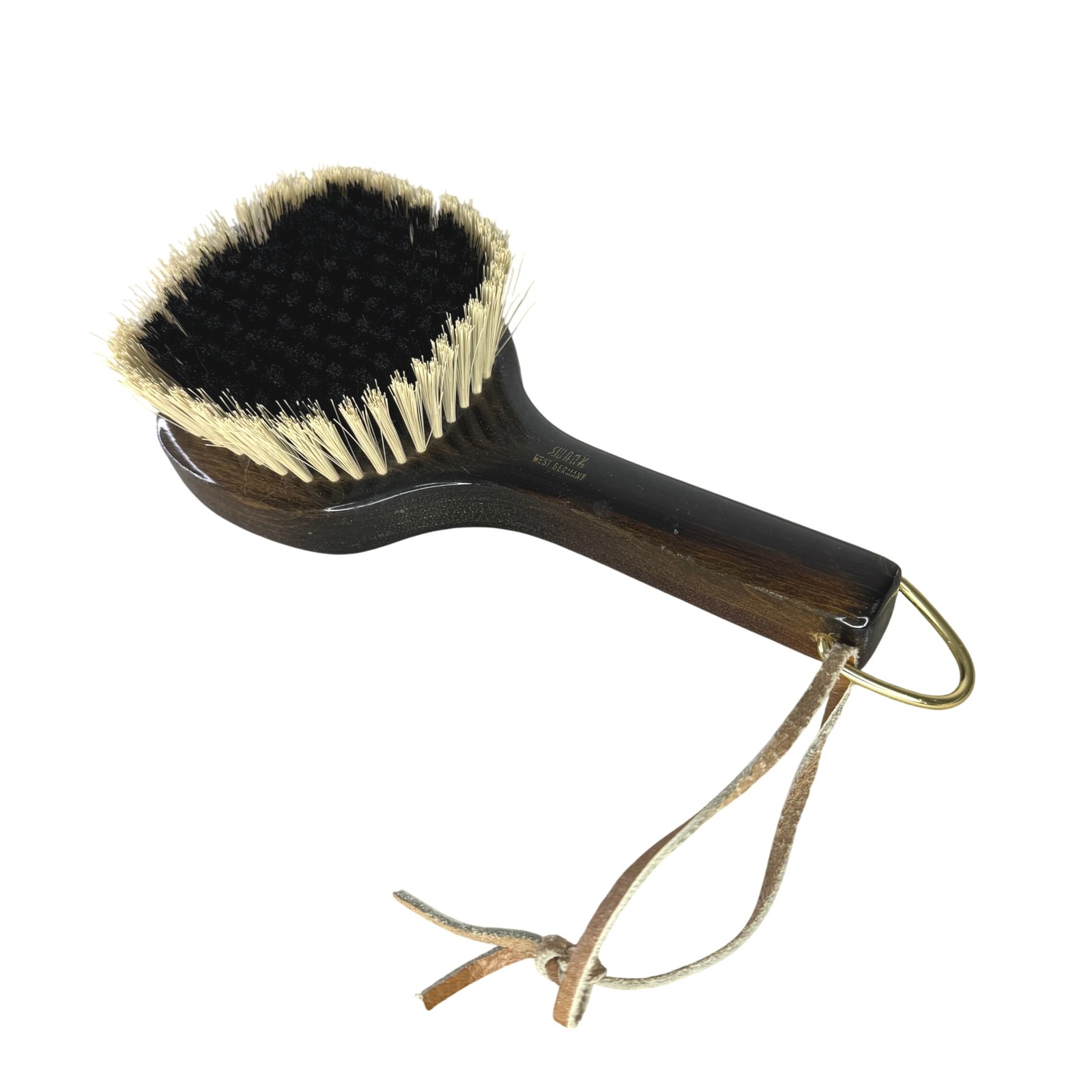 Vintage Swank West Germany Wooden Handled Brush